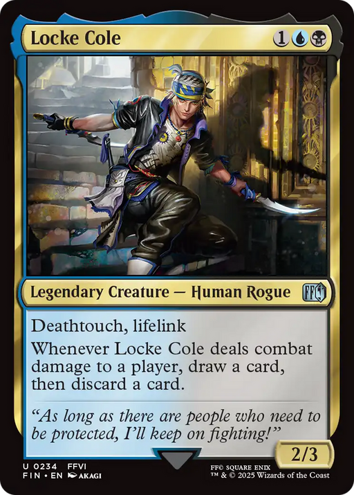 Locke Cole (FIN-234) - FINAL FANTASY Foil - for just $0.09! 