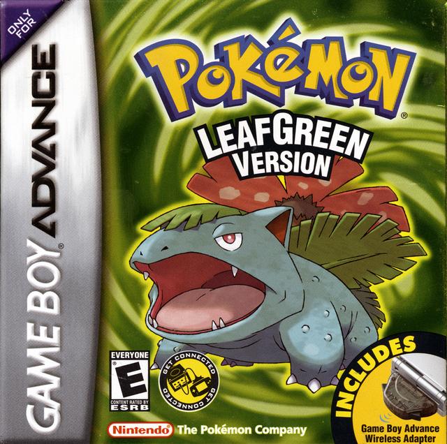 Pokemon LeafGreen Version w/ Wireless Adaptor (Gameboy Advance) - for just $0! 