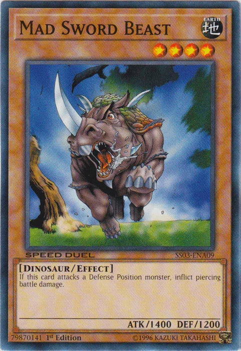 Mad Sword Beast [SS03-ENA09] Common - for just $0.10! 