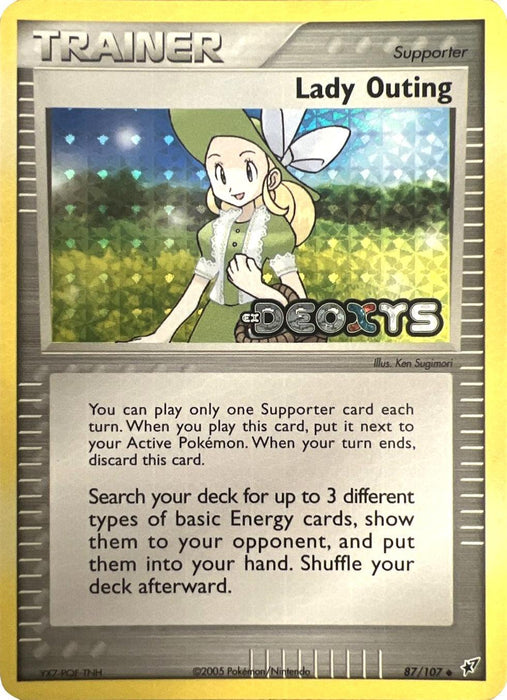 Lady Outing (87/107) (Stamped) [EX: Deoxys] - for just $2.75! 