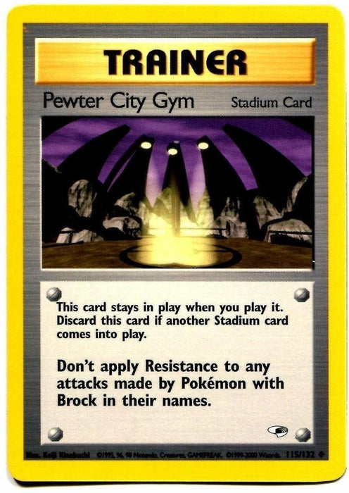 Pewter City Gym (115/132) [Gym Heroes Unlimited] - for just $0.45! 