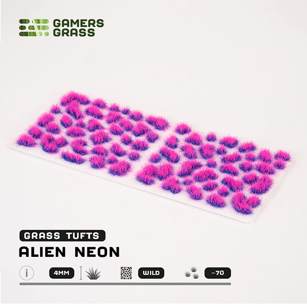 Gamers Grass Tufts: Alien Tufts- Neon 4mm- Wild - for just $7.99! 