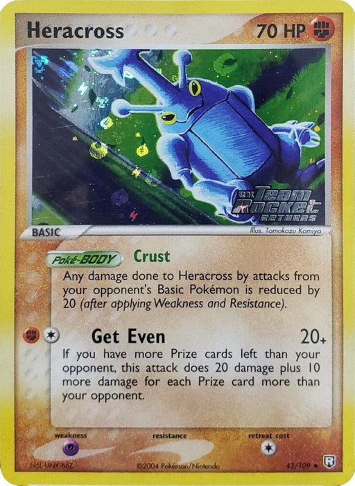Heracross (43/109) (Stamped) [EX: Team Rocket Returns] - for just $24.90! 
