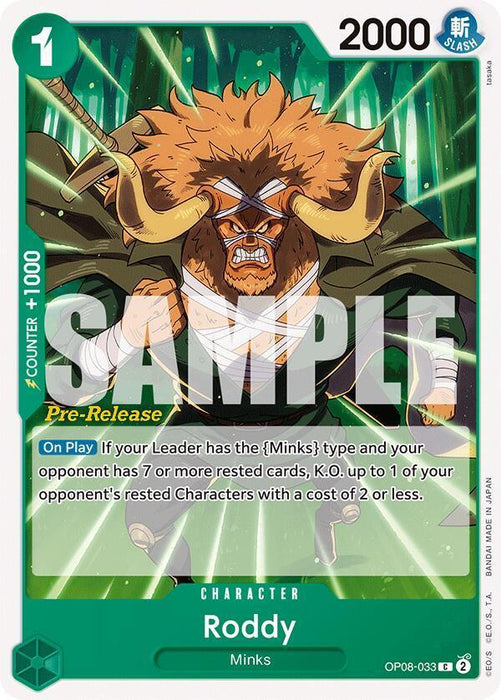 Roddy [Two Legends Pre-Release Cards] - for just $0.15! 