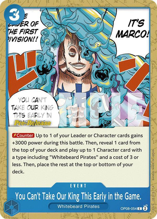 You Can't Take Our King This Early in the Game. [Two Legends Pre-Release Cards] - for just $0.15! 