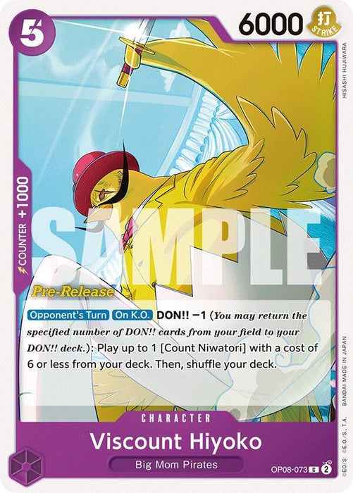 Viscount Hiyoko [Two Legends Pre-Release Cards] - for just $0.15! 