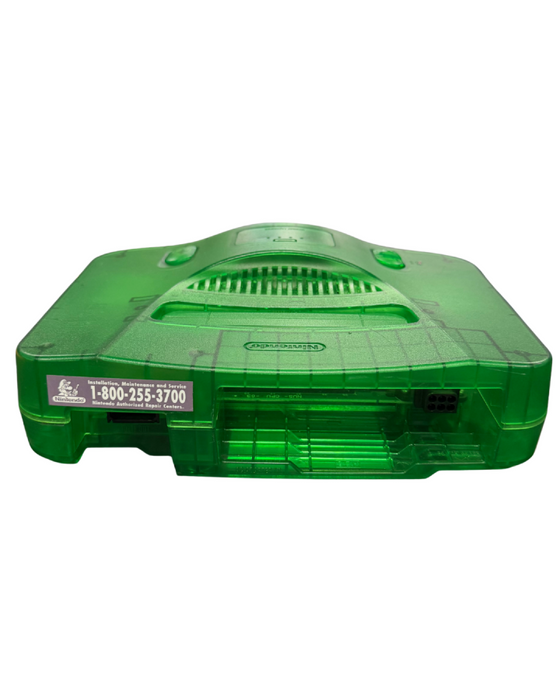 Nintendo 64 System (N64) Jungle Green – Scratch & Scuff Condition - for just $214.99! 
