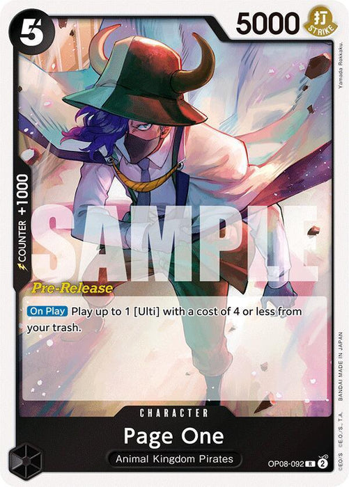 Page One [Two Legends Pre-Release Cards] - for just $0.10! 