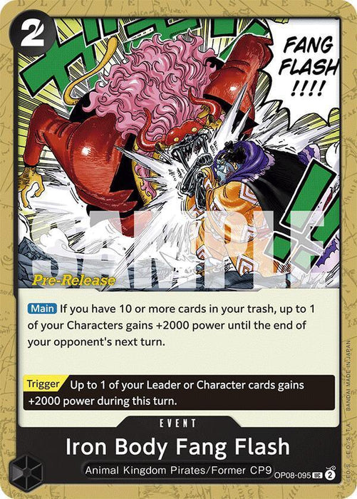 Iron Body Fang Flash [Two Legends Pre-Release Cards] - for just $0.30! 