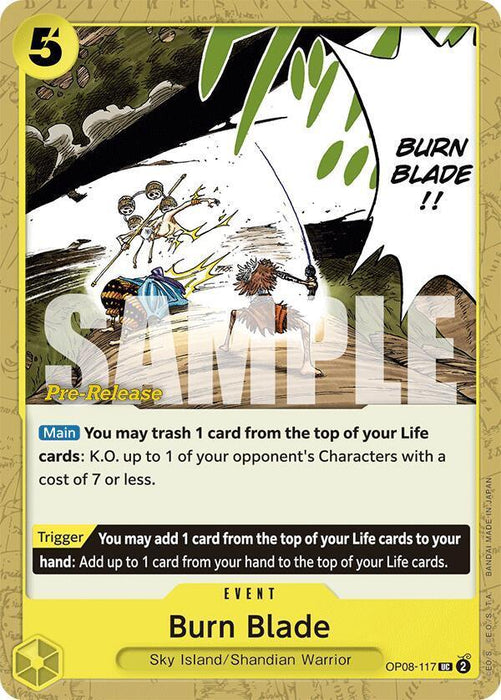 Burn Blade [Two Legends Pre-Release Cards] - for just $0.60! 