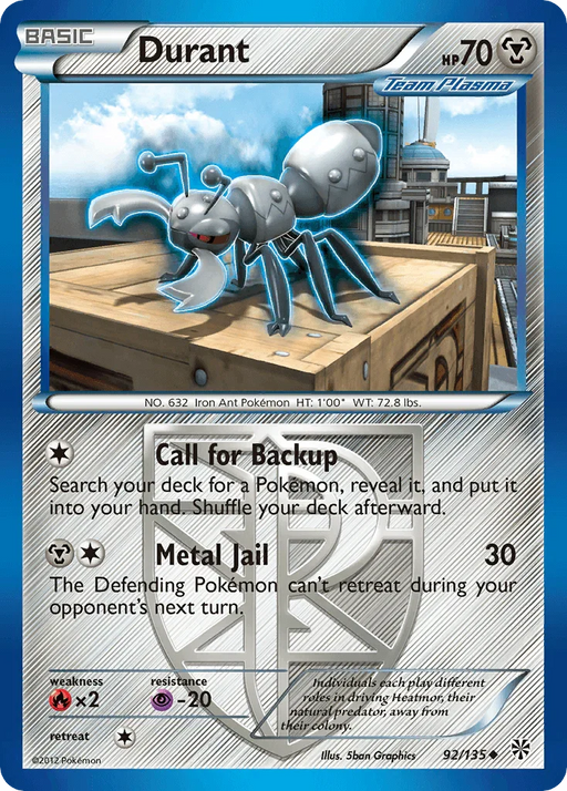 Durant (92/135) [Black & White: Plasma Storm] - for just $0.20! 