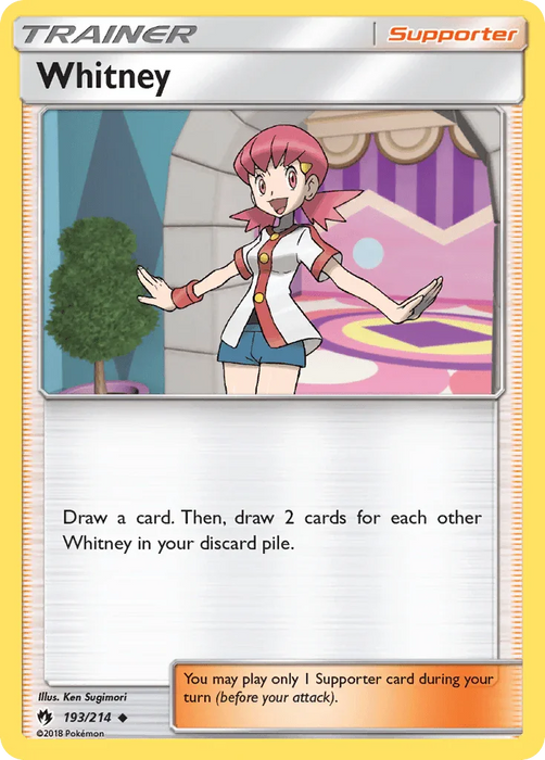 Whitney (193/214) [Sun & Moon: Lost Thunder] - for just $0.10! 