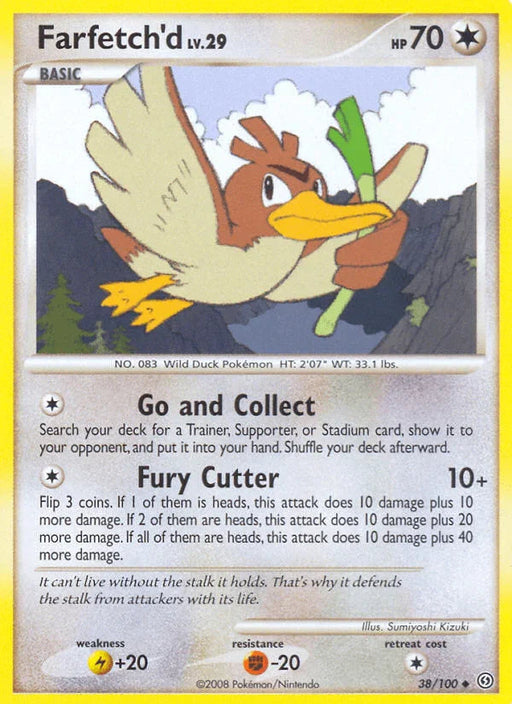 Farfetch'd (38/100) [Diamond & Pearl: Stormfront] - for just $0.30! 