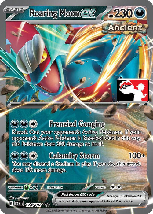 Roaring Moon ex (124/182) [Prize Pack Series Five] - for just $0.50! 