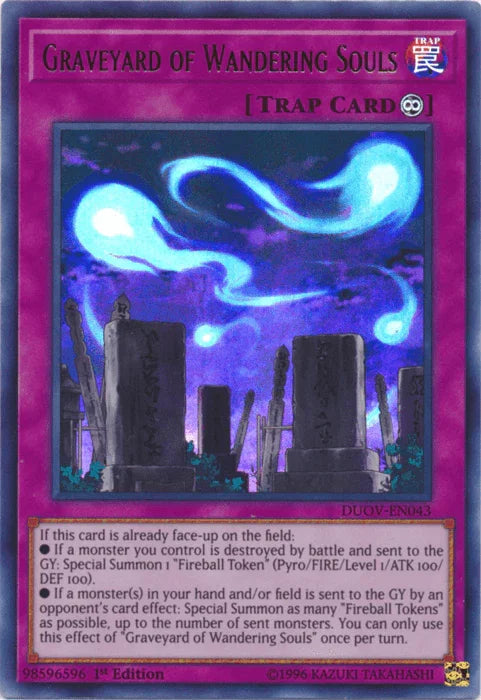 Graveyard of Wandering Souls [DUOV-EN043] Ultra Rare - for just $0.10! 