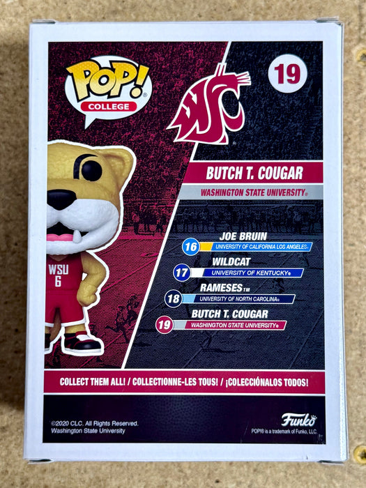 Ryan Leaf Signed NCAA Butch Cougar #19 WSU Washington State Funko Pop W/ JSA COA - for just $90! 