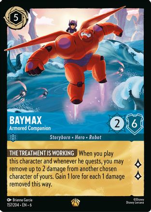 Baymax - Armored Companion (157/204) - Azurite Sea Cold Foil - for just $1.20! 
