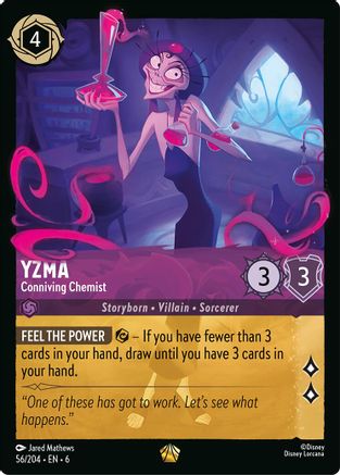 Yzma - Conniving Chemist (56/204) - Azurite Sea Cold Foil - Just $2.60! Shop now at Retro Gaming of Denver