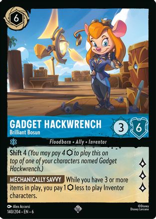 Gadget Hackwrench - Brilliant Bosun (140/204) - Azurite Sea - for just $0.06! 