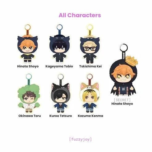 Haikyu!! Mascot Pendant Plush Blind Box by EAKI - for just $24.99! 