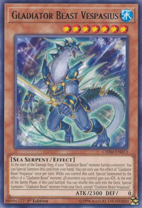 Gladiator Beast Vespasius [CHIM-EN013] Rare - for just $0.10! 