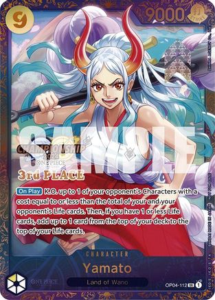 Yamato (Championship 2024 Finals 3rd Place) (OP04-112) - One Piece Promotion Cards Foil - for just $150! 