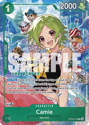 Camie (Championship 2024 Top Player Pack) (OP06-025) - One Piece Promotion Cards Foil - for just $150! 