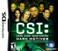 CSI: Crime Scene Investigation: Dark Motives (Nintendo DS) - for just $0! 