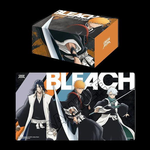 Union Arena Playmat & Half Storage Box Set: BLEACH: Thousand-Year Blood War - Bandai Playmats - for just $40! 