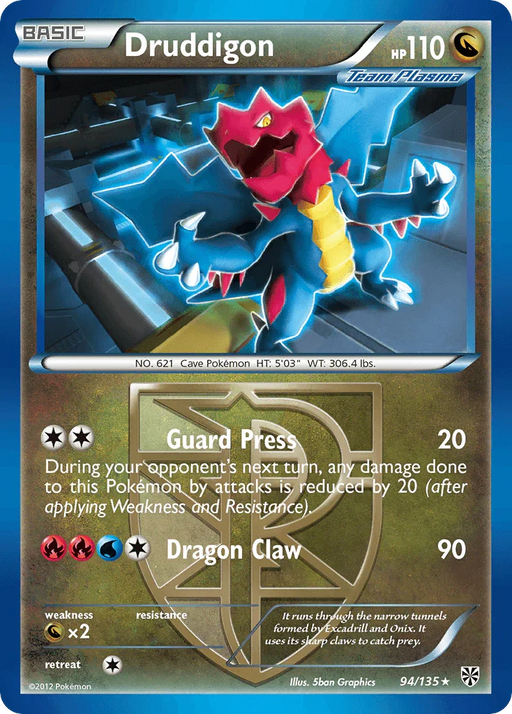 Druddigon (94/135) [Black & White: Plasma Storm] - for just $0.40! 