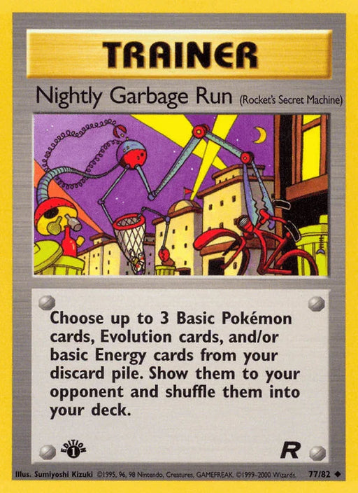 Nightly Garbage Run (77/82) [Team Rocket 1st Edition] - for just $0.65! 