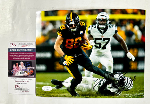 Pat Freiermuth Signed Autographed NFL Pittsburgh Steelers TE 8x10 Photo With JSA COA - for just $50! 