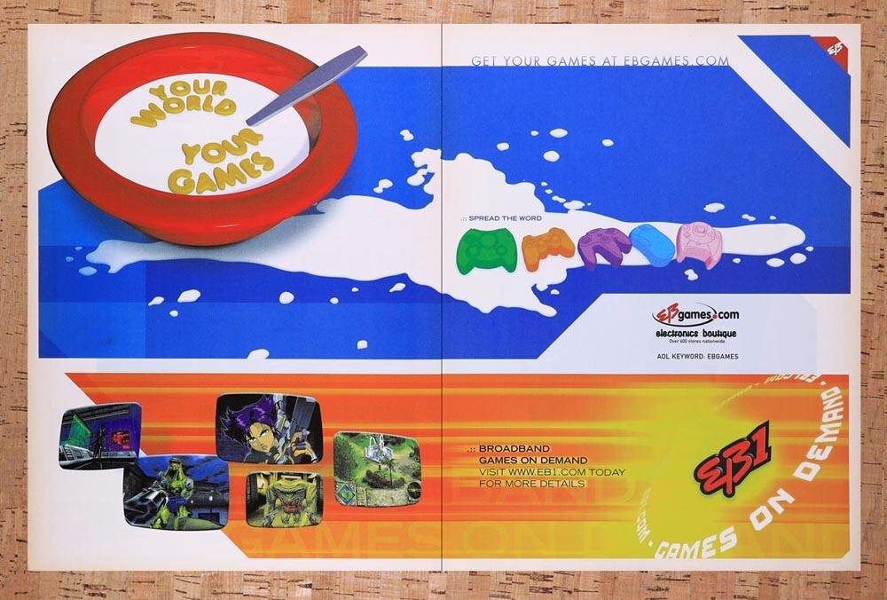 2001 EB Games Your World Your Games Original Ad v28 - for just $21.49! 