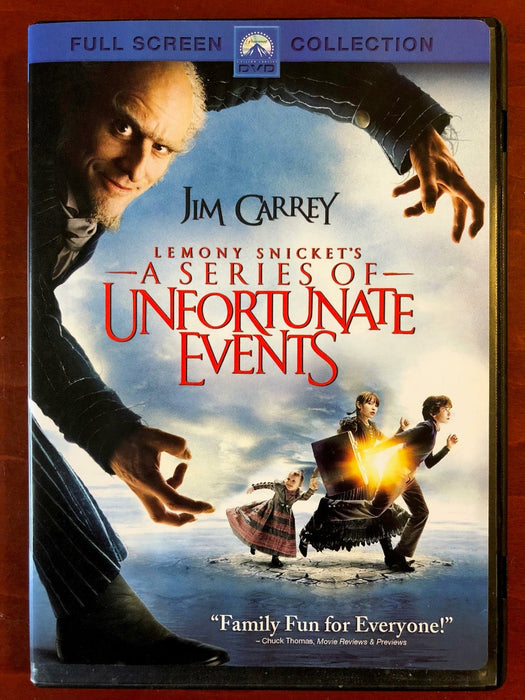 Lemony Snickets A Series of Unfortunate Events (DVD, 2004, Full Screen) - K8 - for just $1.99! 
