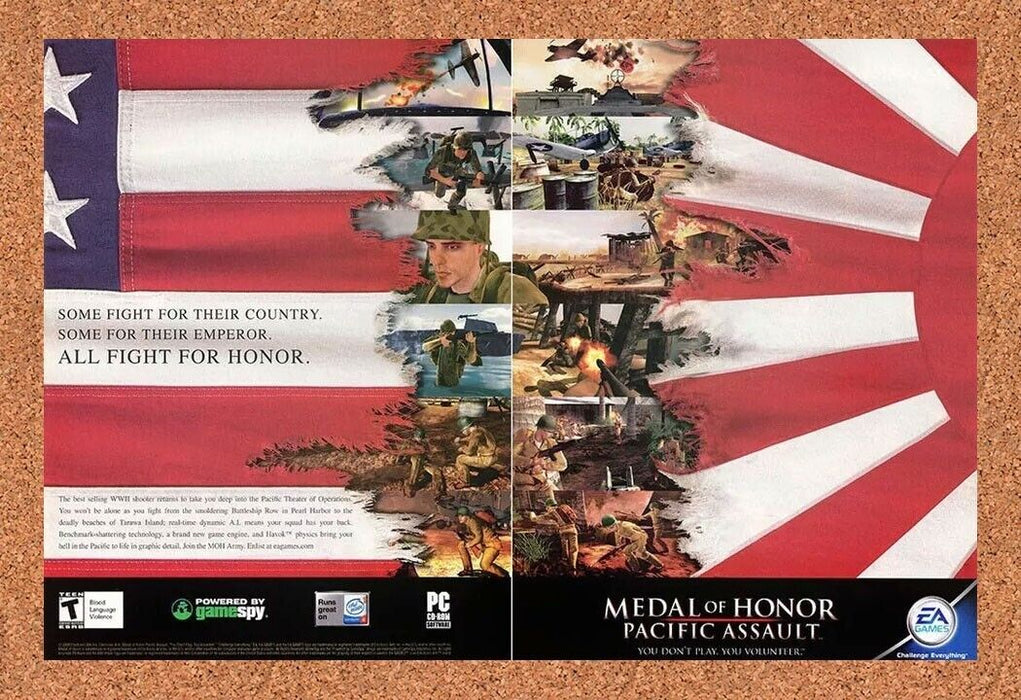 2006 Medal Of Honor Pacific Assault PC Original Ad v3 - for just $22.49! 