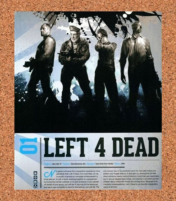 2010 Left 4 Dead Xbox 360 Original Ad - for just $17.99! 