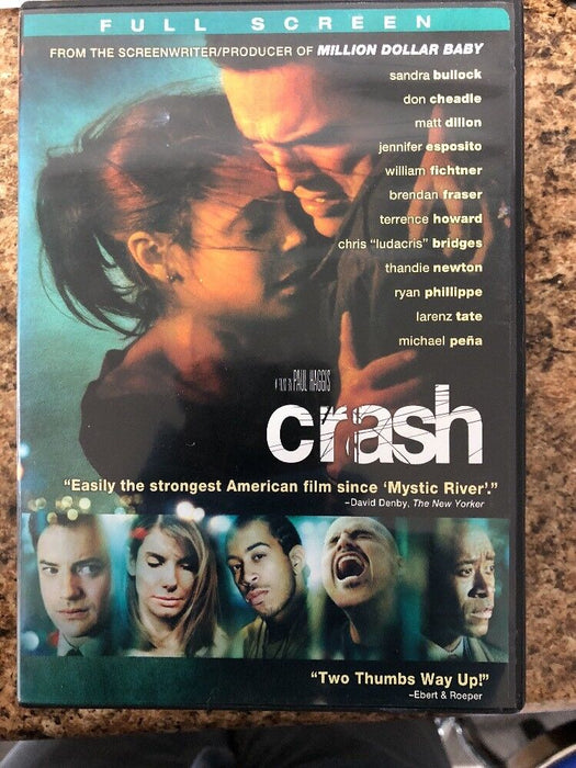 Crash (DVD, 2005, Full Screen) - K0107 - for just $1.99! 