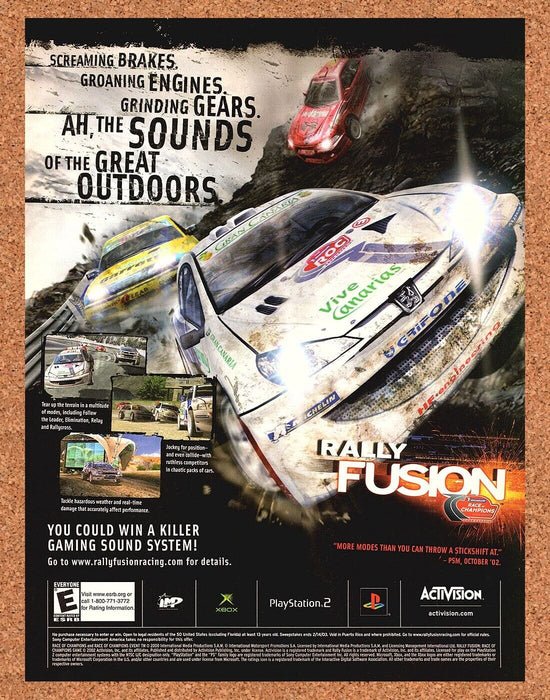 2003 Rally Fusion Xbox Original Ad - for just $17.99! 
