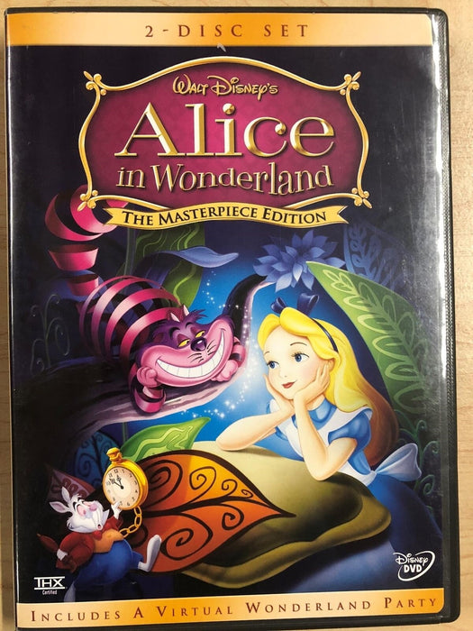 Alice in Wonderland (DVD, 1951, 2-Disc, The Masterpiece Edition, Disney) - L05 - for just $4.99! 