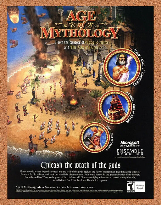 2004 Age Of Mythology PC Original Ad v1 - for just $17.99! 