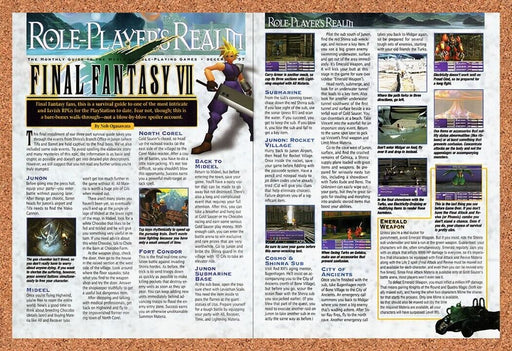 1997 Final Fantasy VII PS1 Original Ad v13 - for just $18.27! 