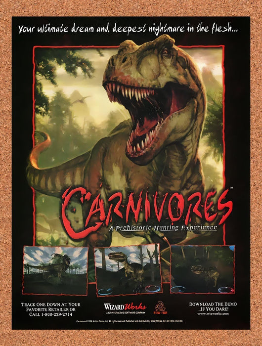 1999 Carnivores PC Original Advertisement v1 - for just $19.49! 