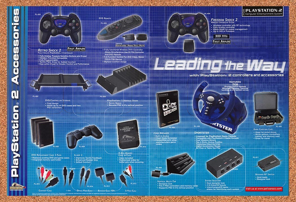 2000 Pelican PS2 Accessories Original Advertisement v8 - for just $23.99! 