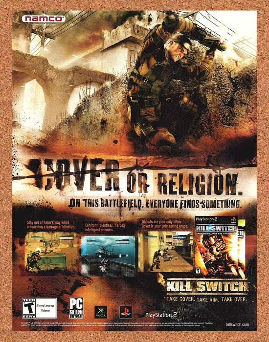 2003 Kill Switch PS2 Original Ad - for just $17.99! 