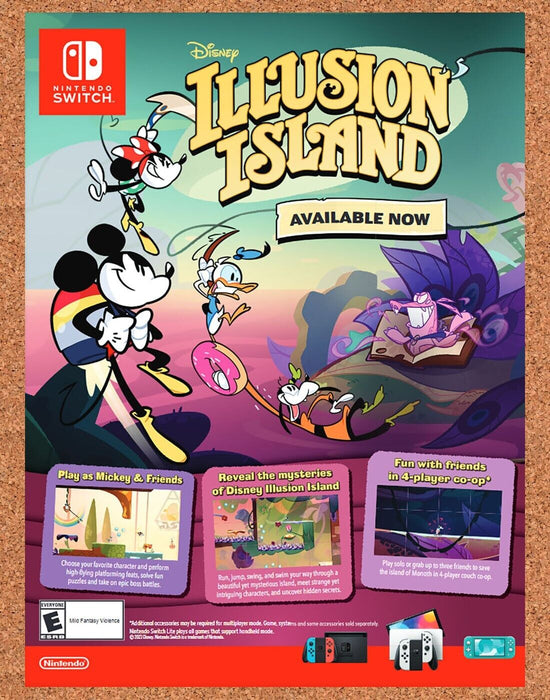 2023 Disney Illusion Island Switch Original Ad - for just $17.99! 