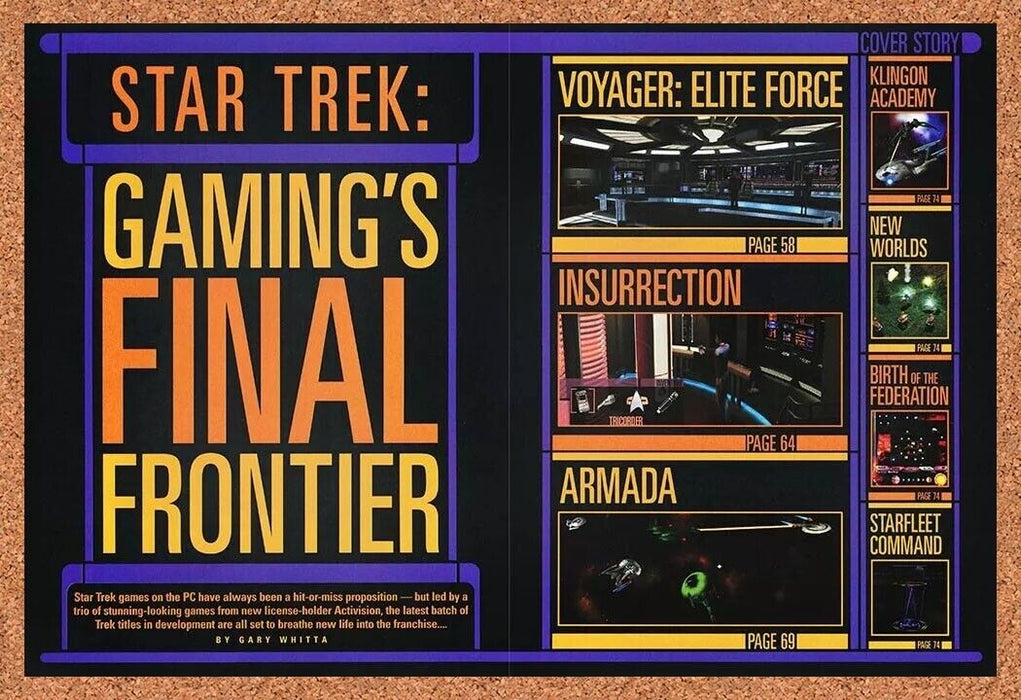 2001 Star Trek Voyager PC Original Ad v2 - for just $21.49! 