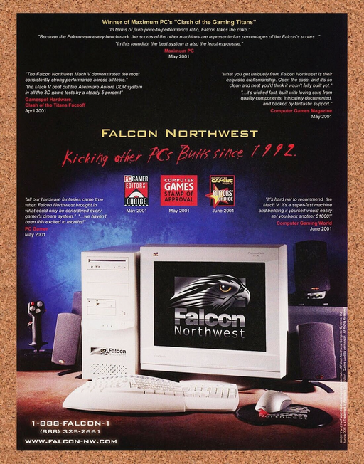 2003 Falcon Northwest Mach V PC Original Ad - for just $17.99! 