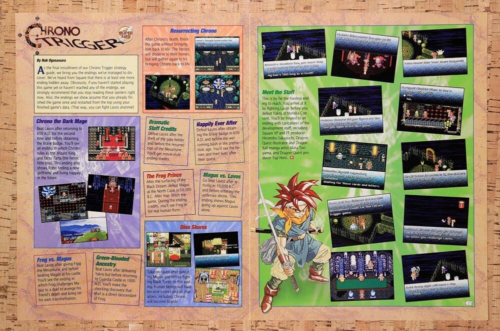 1996 Chrono Trigger Discovered Endings Original Ad v5 - for just $21.49! 