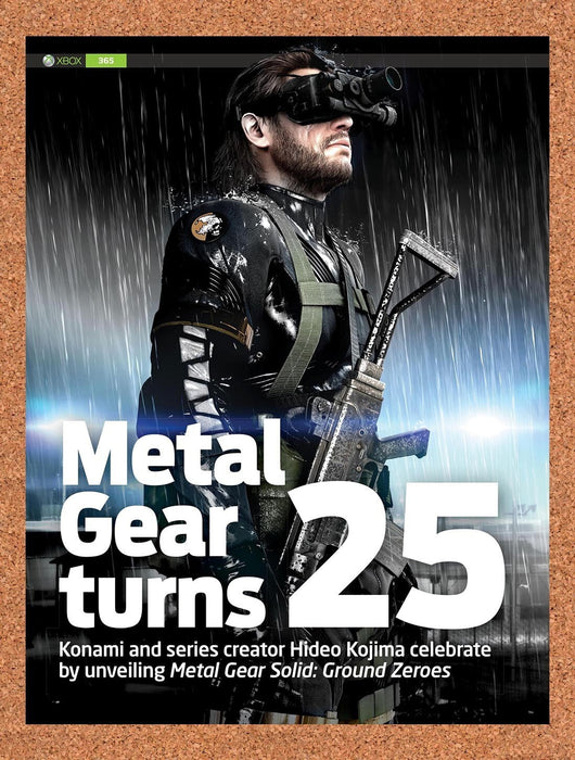 2012 Metal Gear Solid Ground Zeroes Metal Gear 25th Anniversary Original Ad v1 - for just $17.99! 