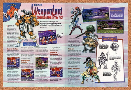 1995 WeaponLord SNES Original Ad v1 - for just $21.49! 